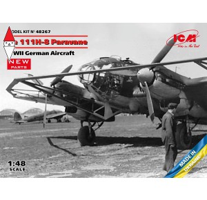 , , , ICM 1/48 HE 111H-8 PARAVANE WWII GERMAN AIRCRAFT