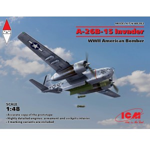 , , , ICM 1/48 A-26B-15 INVADER WWII AMERICAN BOMBER