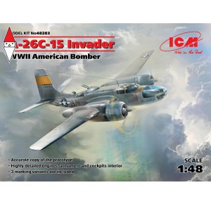 , , , ICM 1/48 A-26C-15 INVADER WWII AMERICAN BOMBER