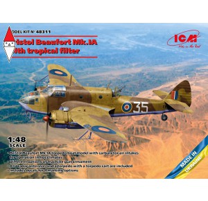 , , , ICM 1/48 BRISTOL BEAUFORT MK.IA WITH TROPICAL FILTER