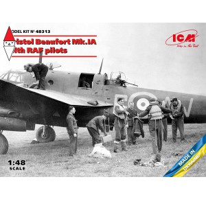 , , , ICM 1/48 BRISTOL BEAUFORT MK.IA WITH RAF PILOTS