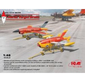 , , , ICM 1/48 US AERIAL TARGET DRONS