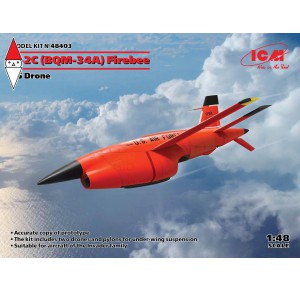, , , ICM 1/48 Q-2C (BQM-34A) FIREBEE US DRONE (2 AIRPLANES AND PILONS) (NEW MOLDS)
