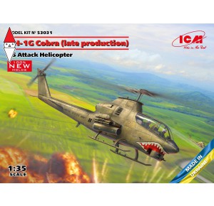, , , ICM 1/35 AH-1G COBRA (LATE PRODUCTION) US ATTACK HELICOPTER (NEW MOLDS)