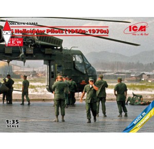 , , , ICM 1/35 US HELICOPTER PILOTS (1960S-1970S) (NEW MOLDS)