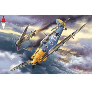 , , , ICM 1/72 MESSERSCHMITT BF 109E-3 WWII GERMAN FIGHTER