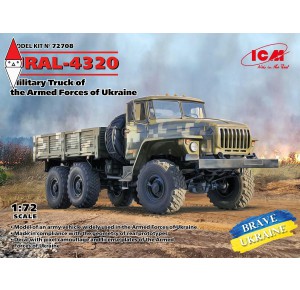 , , , ICM 1/72 URAL-4320 MILITARY TRUCK OF THE ARMED FORCES OF UKRAINE
