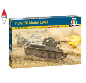 , , , ITALERI 1/72 T-34/76 MODEL 1943
