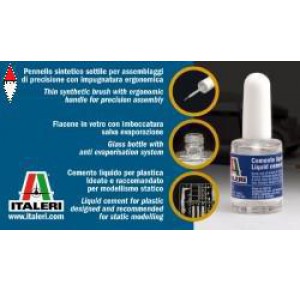 , , , ITALERI CEMENTO LIQUIDO PER PLASTICA 15 ML