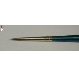 , , , ITALERI 5 SYNTHETIC ROUND BRUSH WITH BROWN TIP