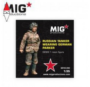 , , , MIG 1/35 RUSSIAN TANKER WEARING GERMAN PARKER (WWII)