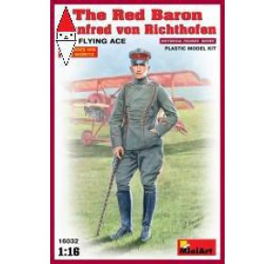 , , , MINI ART 1/16 RED BARON. MANFRED VON RICHTHOFEN.WW1 FLYING ACE
