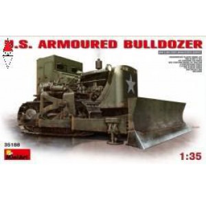 , , , MINI ART 1/35 U.S. ARMOURED BULLDOZER