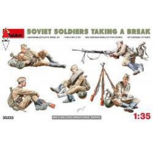 , , , MINI ART 1/35 SOVIET SOLDIERS TAKING A BREAK