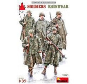, , , MINI ART 1/35 U.S. SOLDIERS RAINWEAR