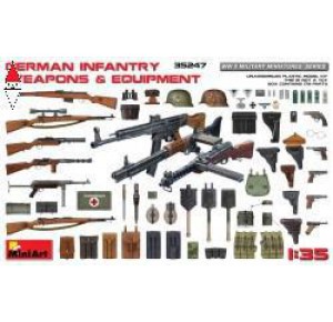, , , MINI ART 1/35 GERMAN INFANTRY WEAPONS  AND EQUIPMENT