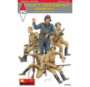 , , , MINI ART 1/35 SOVIET SOLDIERS RIDERS SPECIAL EDITION
