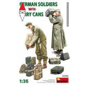 , , , MINI ART 1/35 GERMAN SOLDIERS WITH JERRY CANS