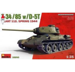 , , , MINI ART 1/35 T-34-85 W/D-5T. PLANT 112. SPRING 1944