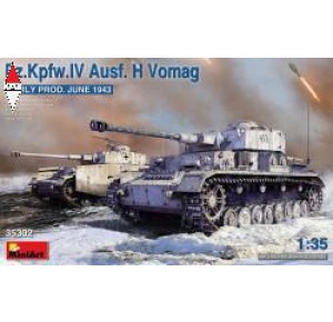 , , , MINI ART 1/35 PZ.KPFW.IV AUSF. H VOMAG. EARLY PROD. (JUNE 1943)