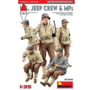 , , , MINI ART 1/35 U.S. JEEP CREW  AND MPS. SPECIAL EDITION