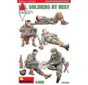 , , , MINI ART 1/35 U.S. SOLDIERS AT REST. SPECIAL EDITION