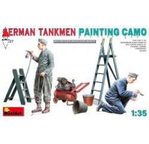 , , , MINI ART 1/35 GERMAN TANKMEN. PAINTING CAMO