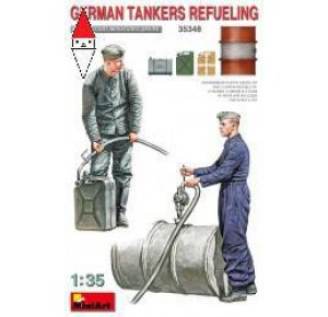 , , , MINI ART 1/35 GERMAN TANKERS REFUELING