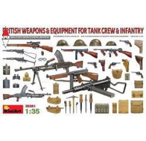 , , , MINI ART 1/35 BRITISH WEAPONS AND EQUIPMENT FOR TANK CREW AND INFANTRY