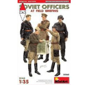 , , , MINI ART 1/35 SOVIET OFFICERS AT FIELD BRIEFING SPECIAL EDITION