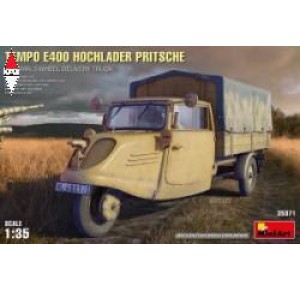 , , , MINI ART 1/35 TEMPO E400 HOCHLADER PRITSCHE. GERMAN 3-WHEEL DELIVERY TRUCK