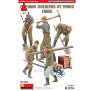 , , , MINI ART 1/35 GERMAN SOLDIERS AT WORK (RAD) SPECIAL EDITION