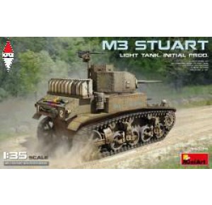 , , , MINI ART 1/35 M3 STUART LIGHT TANK. INITIAL PROD.