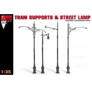 , , , MINI ART 1/35 TRAM SUPPORTS AND STREET LAMPS