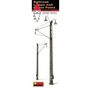 , , , MINI ART 1/35 RAILROAD LAMPS  AND POWER POLES