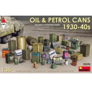 , , , MINI ART 1/35 OIL  AND PETROL CANS 1930-40S
