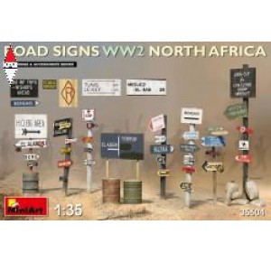 , , , MINI ART 1/35 ROAD SIGNS WW2 NORTH AFRICA