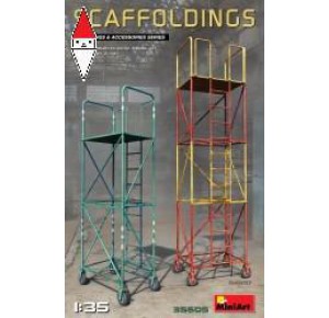 , , , MINI ART 1/35 SCAFFOLDINGS