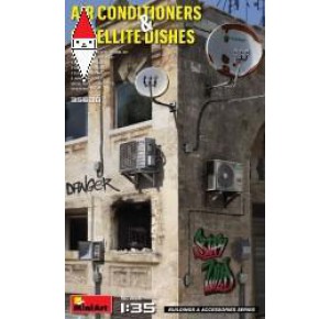 , , , MINI ART 1/35 AIR CONDITIONERS  AND SATELLITE DISHES