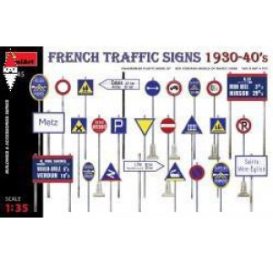 , , , MINI ART 1/35 FRENCH TRAFFIC SIGNS 1930-40S