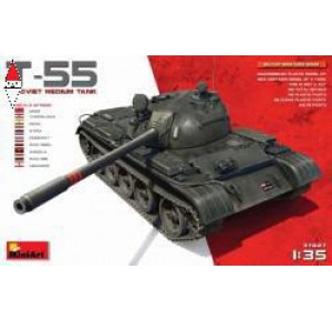 , , , MINI ART 1/35 T-55 SOVIET MEDIUM TANK