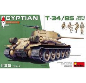 , , , MINI ART 1/35 EGYPTIAN T-34/85 WITH CREW