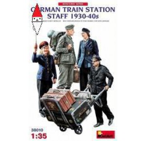 , , , MINI ART 1/35 GERMAN TRAIN STATION STAFF 1930-40S