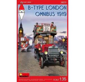 , , , MINI ART 1/35 B-TYPE LONDON OMNIBUS (1919)