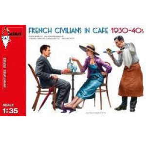 , , , MINI ART 1/35 FRENCH CIVILIANS IN CAFE 1930-40S