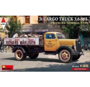 , , , MINI ART 1/35 3T CARGO TRUCK 3.6-36S. PRITSCHE-NORMAL-TYPE