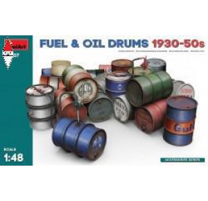 , , , MINI ART 1/48 FUEL  AND OIL DRUMS 1930-50S