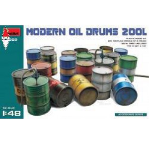 , , , MINI ART 1/48 MODERN OIL DRUMS (200L)