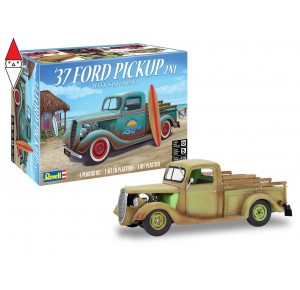 , , , MONOGRAM 1/25 1937 FORD PICKUP WITH SURFBOARD 2N1