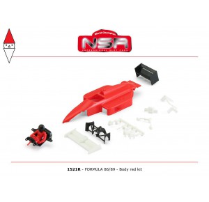 , , , NSR FORMULA NSR 86/89 BODY RED KIT